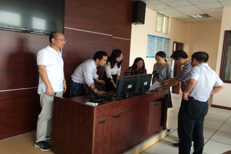 上海立信会计金融公司bw必威阿森纳来公司考察交流