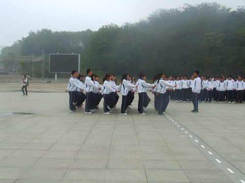 bw必威阿森纳举行2012级新生广播操比赛